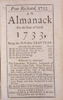 Poor Richard, 1733: An Almanack For the Year of Christ 1733 . . .